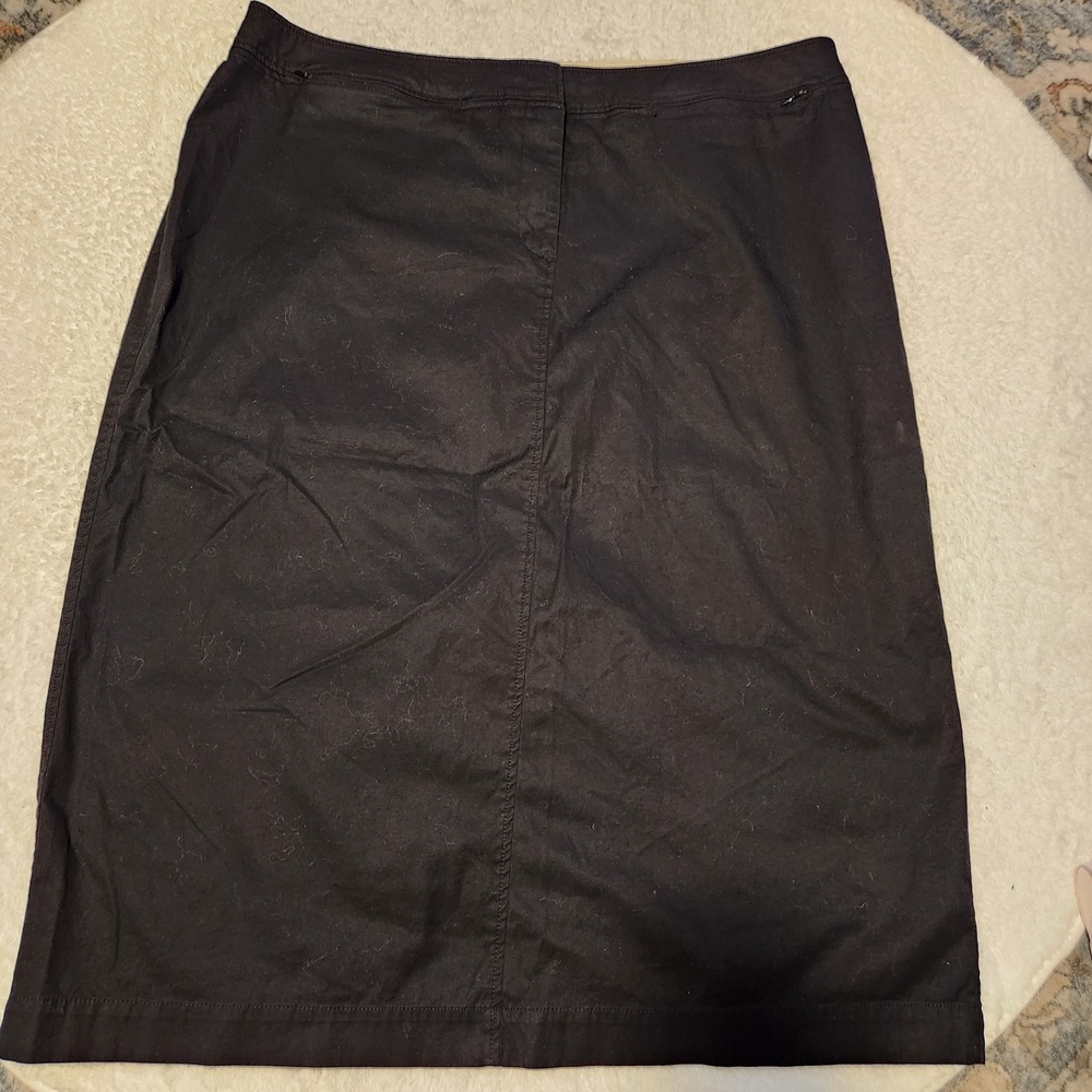 Venezia Womens‎ Black Knee Length Skirt Size 26